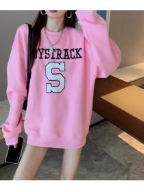 Candy Color Loose Fashion Leisure Hoodies 