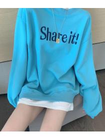 For Sale Letter Printing Loose Leisure Hoodies 
