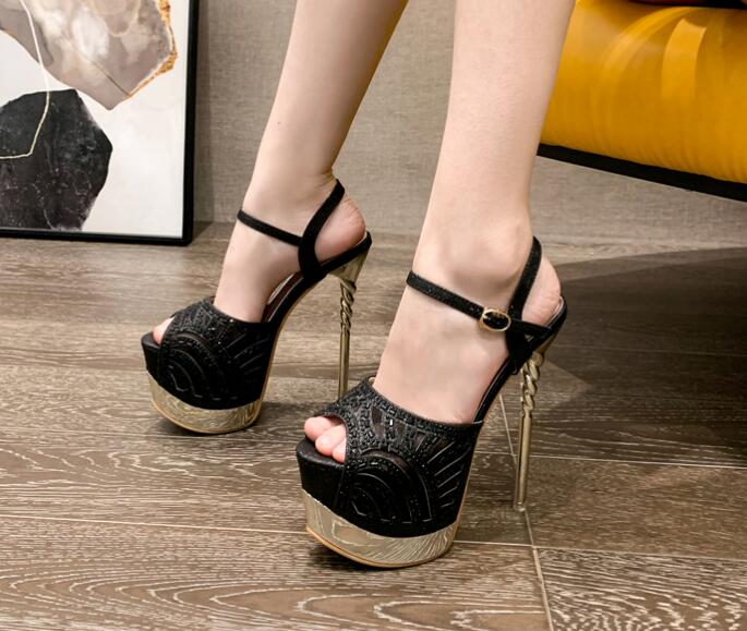 Outlet Sexy Spring and summer fashion  model runway high heels