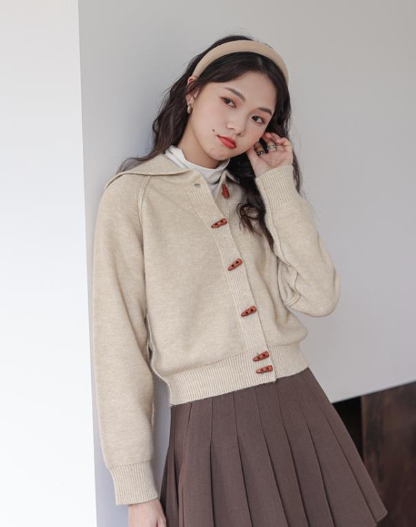 On Sale Pure Color Knitting Sweater