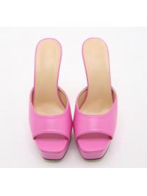  Outlet Thick high-heeled platform sandals