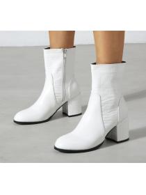 Outlet New style  patent PU leather boots