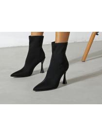 Outlet New satin High heel boots