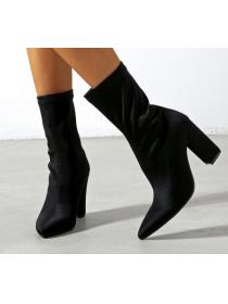 Outlet Winter fashion Warm Point toe boots