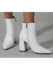 Outlet Sexy Autumn and winter zipper short boots