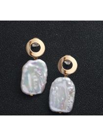 Outlet Natural Baroque Pearl Stud Earrings Freshwater Pearl Earrings