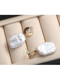 Outlet Natural Baroque Pearl Stud Earrings Freshwater Pearl Earrings