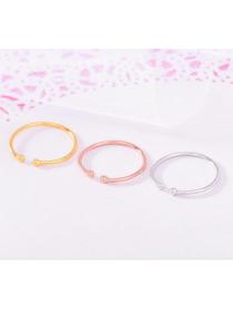 Outlet Simple temperament student ring wedding ring
