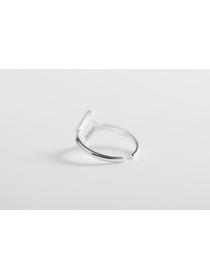 Outlet Temperament simple ring diamond silver hand ornaments