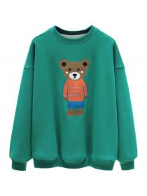 Outlet New loose cartoon pattern sweater
