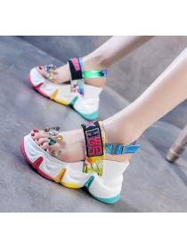 Outerwear summer new style Thick soled Roman shoes sports casual sandals for women