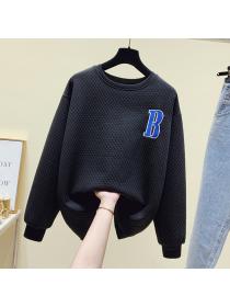 Outlet New style loose mid-length padded Sweater