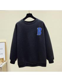 Outlet New style loose mid-length padded Sweater