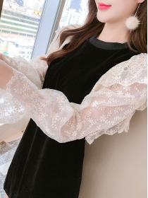 For Sale Lace Matching Show Waist Dress