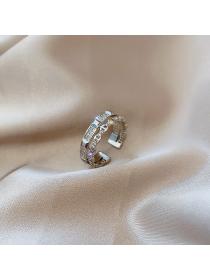 Outlet Vintage zircon ring open ring