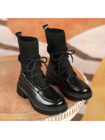 Outlet Comfy Lace-up Martin boots 