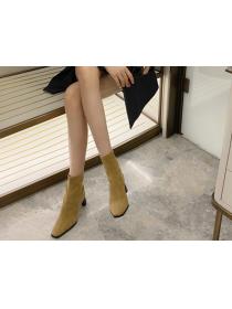 Outlet Fashionable Women's Suede short boots