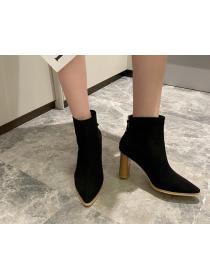 Outlet Sexy Point-toe Fashion women's short boots