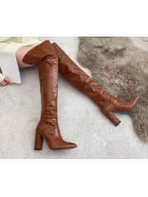 Outlet Winter new fashion side zipper boots for women