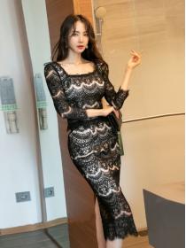 Discount Lace Hollow Out Fashion Sexy Suits 