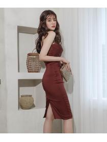 Korean Style Strap Fashion Slim Dress