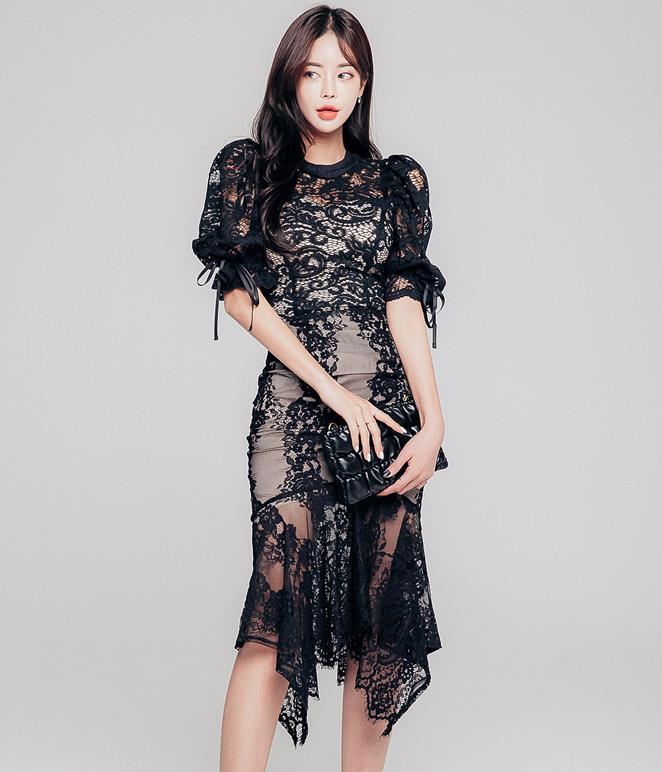 Korean Style  Lace Hollow Out Nobel Fashion Suits
