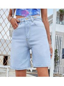 Korean Style Pure Color Fashion Short Pants 