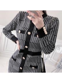 Outlet Korean fashion knitted dress for women 