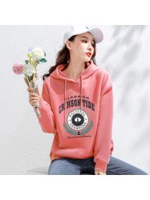 Outlet Winter Warm loose all-match hoodies for women