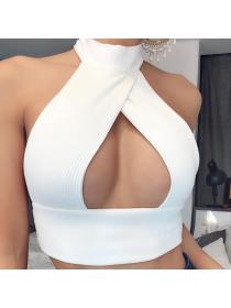 Outlet Hot style Nightclub Slim Sexy Halter top