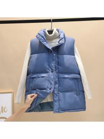 Outlet Korean student loose waistcoat plus size women's vest sleeveless jacket