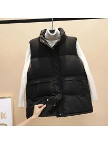 Outlet Korean student loose waistcoat plus size women's vest sleeveless jacket