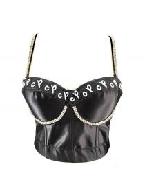 Outlet Hot style Letter embroidered steel ring Corset