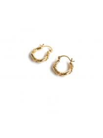 Korean fashionTwisted ring earring Jewely Simple Elegant Women’s copper Ladies Accessories