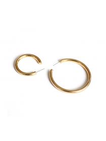 Korean fashiongold-plated brass earrings Jewely Simple Elegant Women’s brass Ladies Accessories