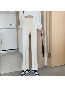 Outlet New autumn trousers wide-leg pants high-waist suit pants