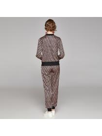 Outlet Fashion all-match slim cardigan jacket + pants