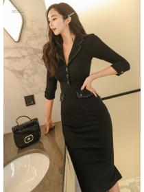 Outlet Spring business suit Korean style dress for women