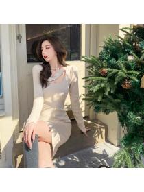 Outlet Slim knitted dress