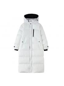 Outlet Winter new Korean mid-length over-the-knee Long coat