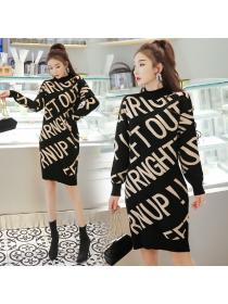 Outlet Long sweater dress large yard dress for women