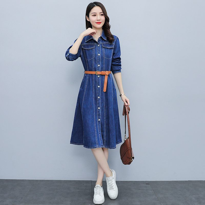 Outlet Casual elegant temperament spring fashion simple dress
