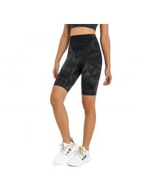 Outlet High waist hip-lifting yoga pants tie-dye printed sports pants