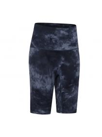 Outlet High waist hip-lifting yoga pants tie-dye printed sports pants