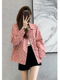 On Sale New Style  Printing Fashion Short Coat 