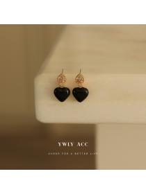 Korean fashion Vintage style earrings Jewely Simple Elegant Women’s brass Ladies Accessories