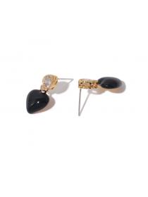 Korean fashion Vintage style earrings Jewely Simple Elegant Women’s brass Ladies Accessories