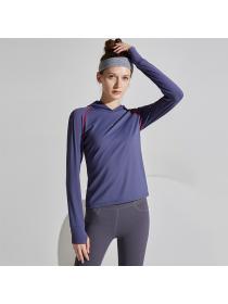 Outlet Women's sports jacket fleece long-sleeved jacket  running fitness tops yoga clothes