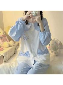 Outlet students long-sleeved Pajamas home wear