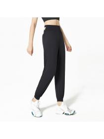 Outlet High waist yoga trousers stretchy slim-fit Casual sports fitness trousers for women